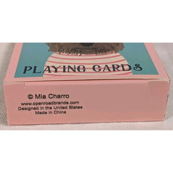 Mia Charro Cards Dog Playing Yorkie Deck Yorkshire Terrier Flower Crown Game Pup - Picture 4 of 12